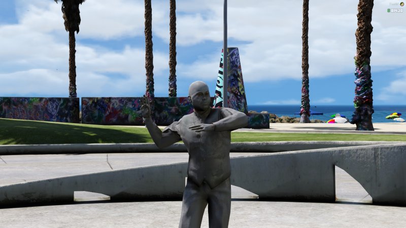 Tyler enjoying Vespucci beach!