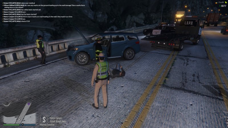 Accident at Raton Canyon Bridge