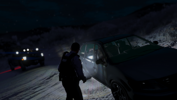 Inspecting an abandoned vehicle