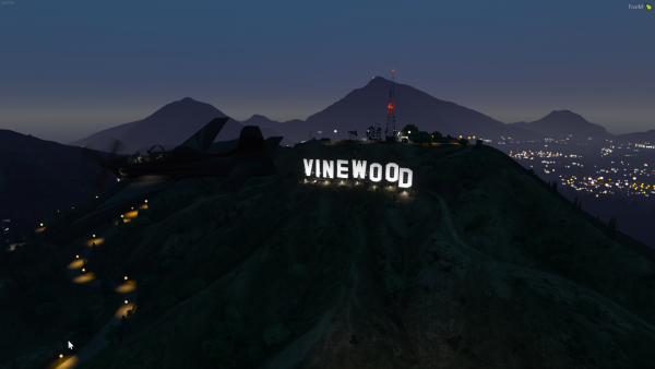 Vinewood with plane